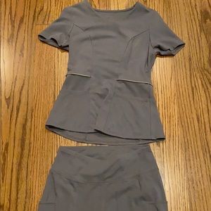 Grey scrub set